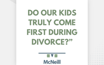 Ever wonder if our kids truly come first during divorce?