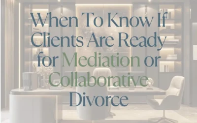 Have you ever worked with clients navigating divorce and wondered if there’s a better path for them than traditional litigation?
